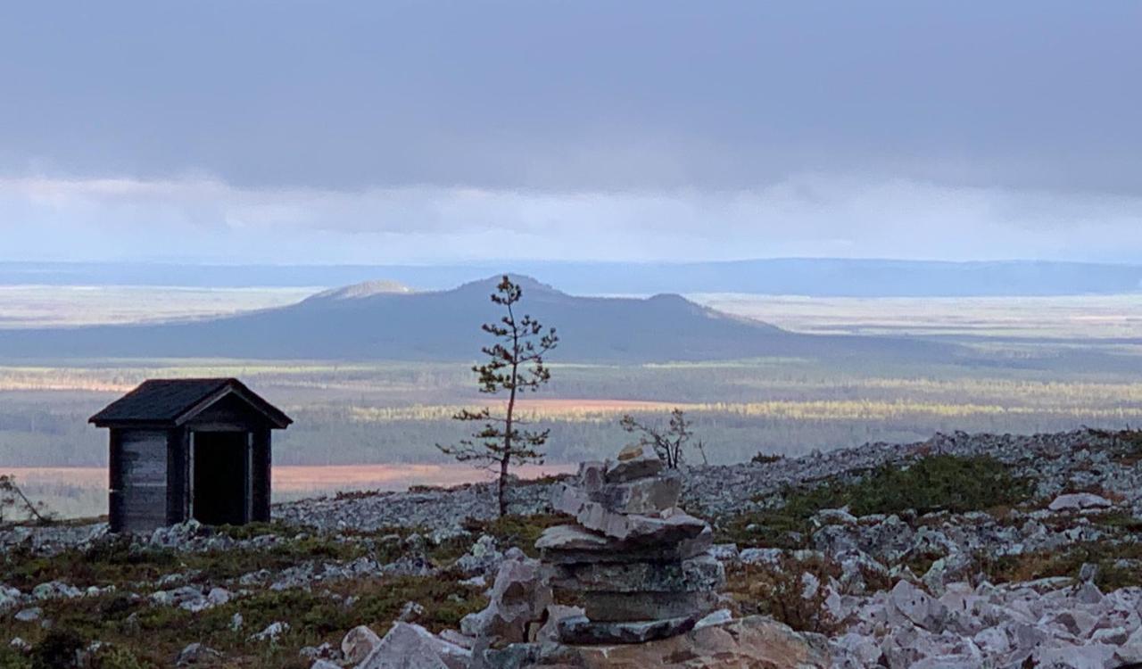 Logwood Chalet Luosto Buitenkant foto